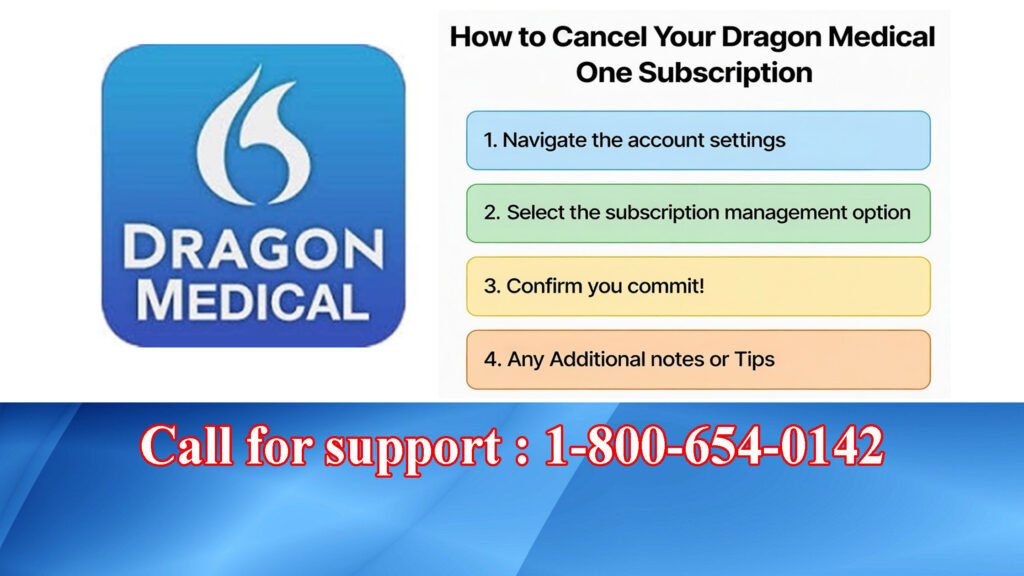 dragon medical one subscription cancellation